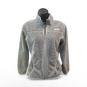 Magellan Outdoors Women's Gray Teddy Fleece Zip Jacket